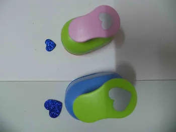 

2pcs (2.5cm,1.6cm) heart shape craft punch set Punch Craft Scrapbooking school Paper Puncher eva hole punch free shipping