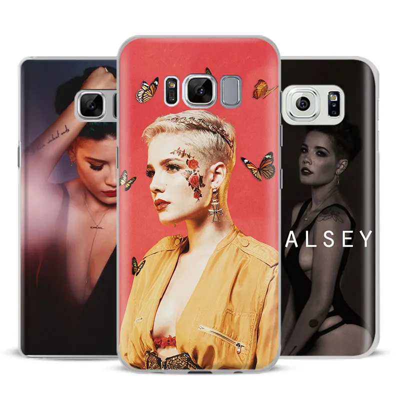 

Halsey singer Fashion Phone Case Cover Shell For Samsung Galaxy S4 S5 S6 S7 Edge S8 S9 Plus Note 8 2 3 4 5 A5 A7 J5 2016 J7 2017