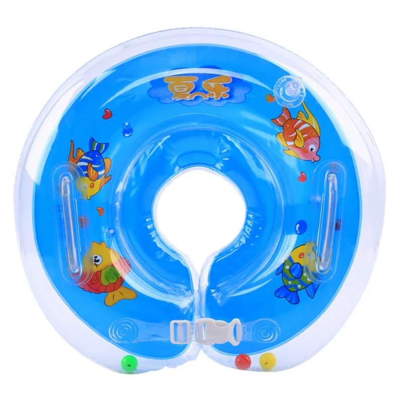 Newest Swimming Baby Accessories Swim Neck Ring Baby Tube Ring Safety Infant Neck Float Circle For Bathing Inflatable - Цвет: 7