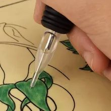 3RL прозрачный силиконовый держатель для инструментов для нанесения татуировки плюс игла 1 шт. прозрачный силиконовый держатель для инструментов для нанесения татуировки плюс иглы 1 шт. держатель для инструментов для нанесения татуировки#30