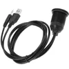 VODOOL Tableau De Bord de Voiture Moto Encastré Panneau USB 2.0 3.5mm M/F AUX Plomb Extension Cable Car Styling tableau de bord pour Moto Voiture ► Photo 3/6