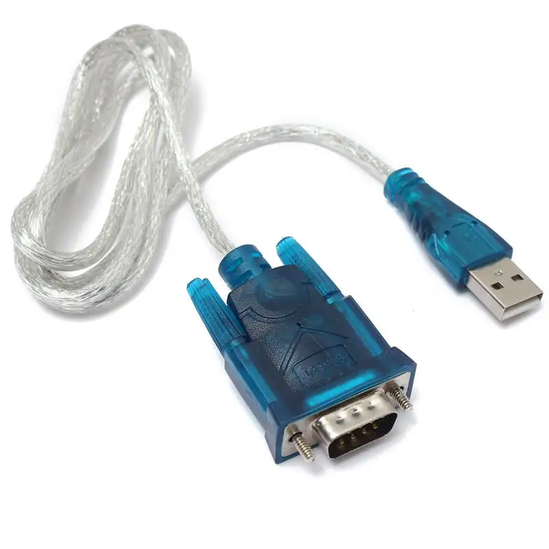 1 шт. 1 м полупрозрачный USB 1,1/2,0 для RS 232 последовательный дБ 9 Pin DB9 COM порт конвертер Шнур PC кабель адаптер для IBM PC для Mac