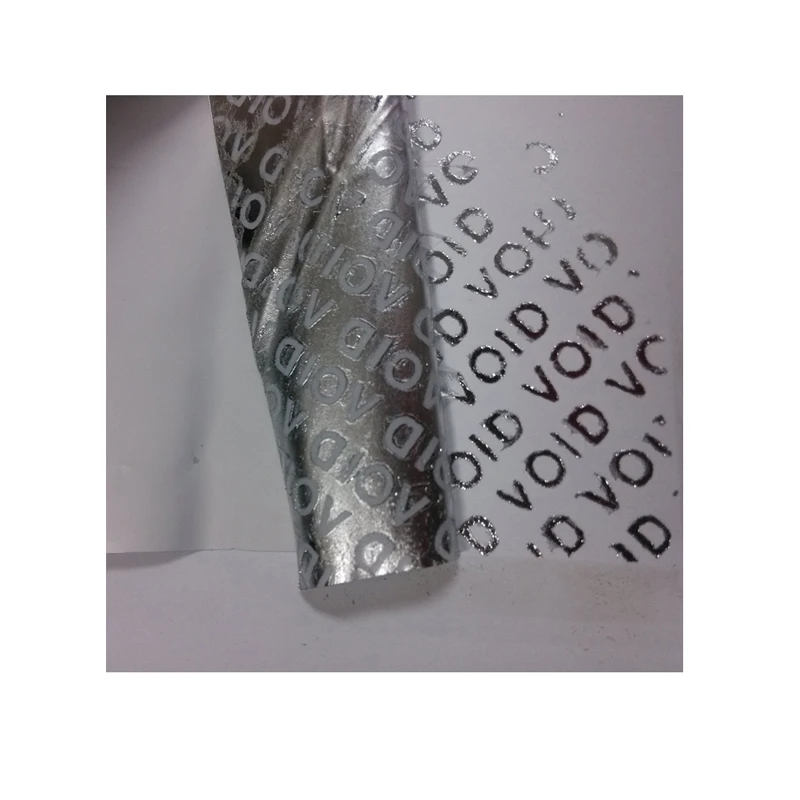 Round destructible calibration void stickers labelin Stationery