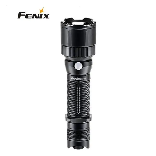  Fenix FD41 900 Lumens XP-L HI LED 360 Degrees Rotary Focusing Tactical Flashlight with Floodlight a - 33037317170
