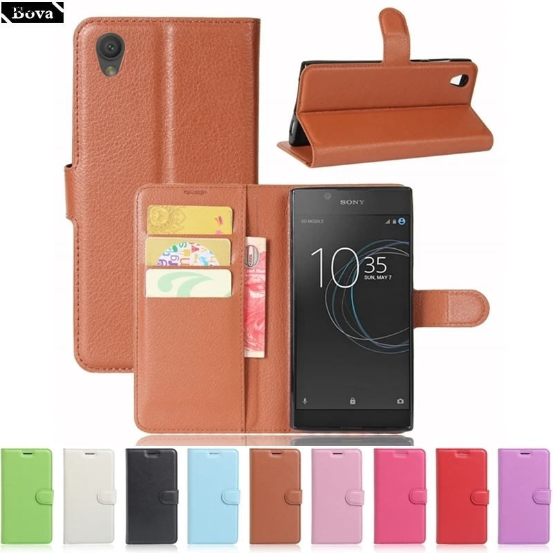 

Pu Leather case Card Holder Cover Phone Case for Sony Xperia L1