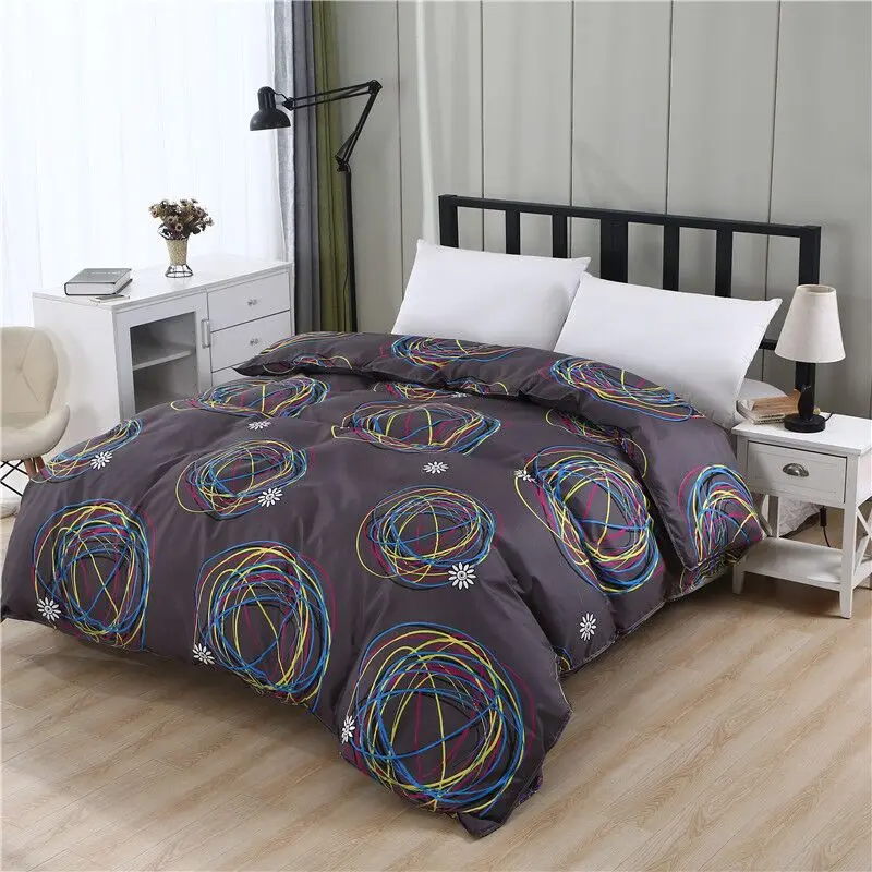 Пододеяльник из 100% полиэстера в клеточку 1 шт.|duvet cover|twin comforter coversqueen cover |