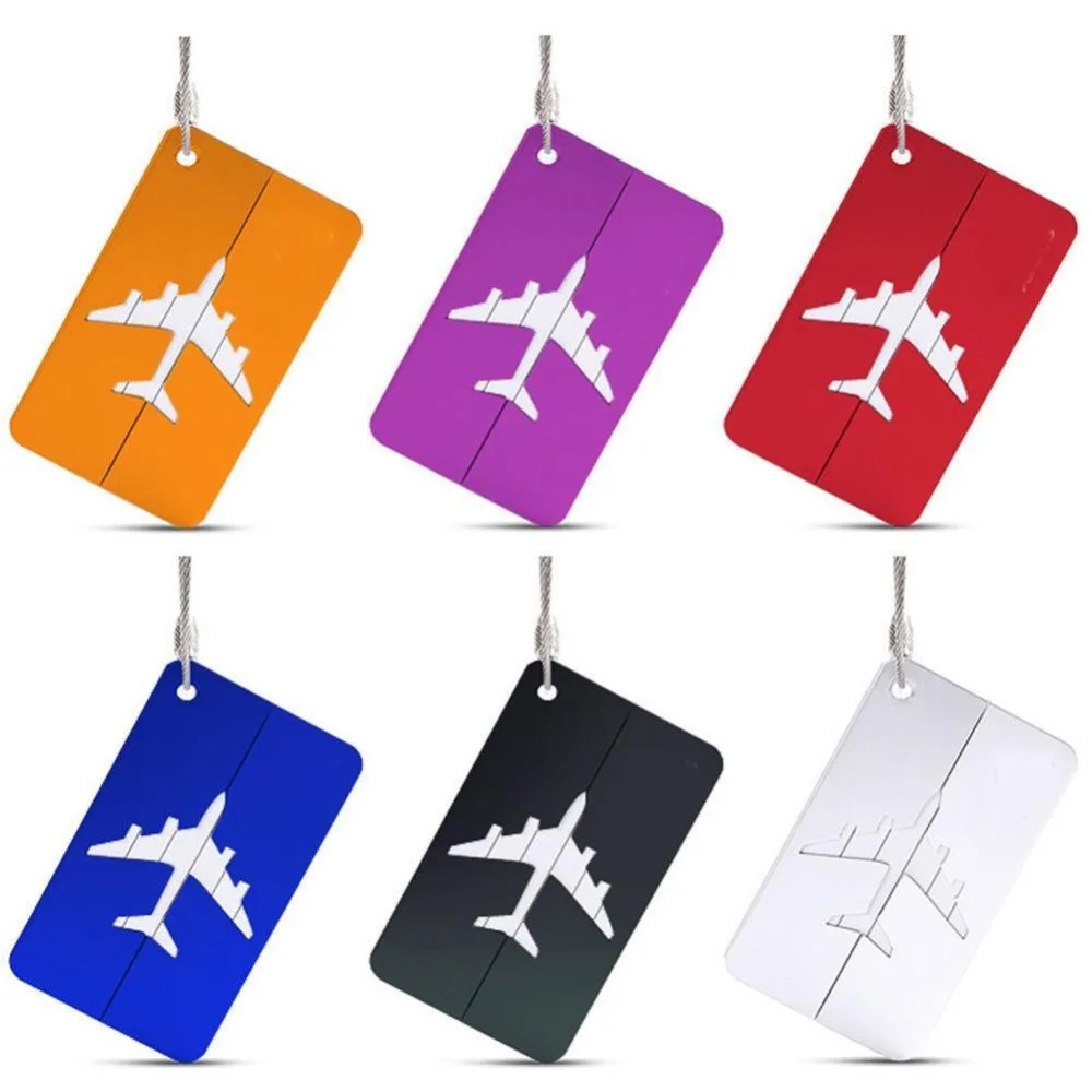 Travel Portable Aluminium Alloy Luggage Tags Baggage Name Tags Suitcase Address Label Holder Travel Accessories Travel Portable Aluminium Alloy Luggage Tags Baggage Name Tags Suitcase Address Label Holder Travel Accessories