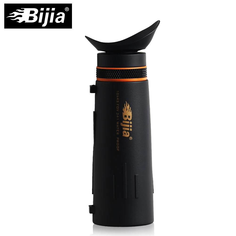 

BIJIA 10x42 Monocular telescope fully optical mini monocular concert hunting range of location telescopio tools night vision