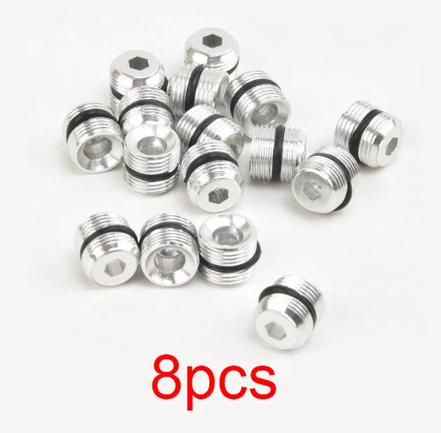 

8Pcs Metal Ball Joint Thread Front/Rear Axle Cup Ball End Connectors Spare Parts For 1/10 Cheetah RC Monster Truck Car Model