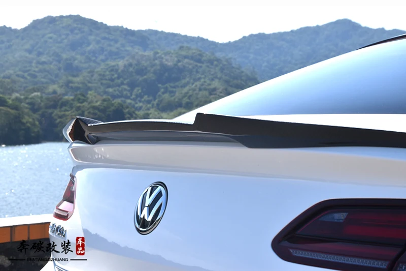 M4 Стиль углеродного волокна задний спойлер на крыше крылья для Volkswagen VW Passat CC Sandard