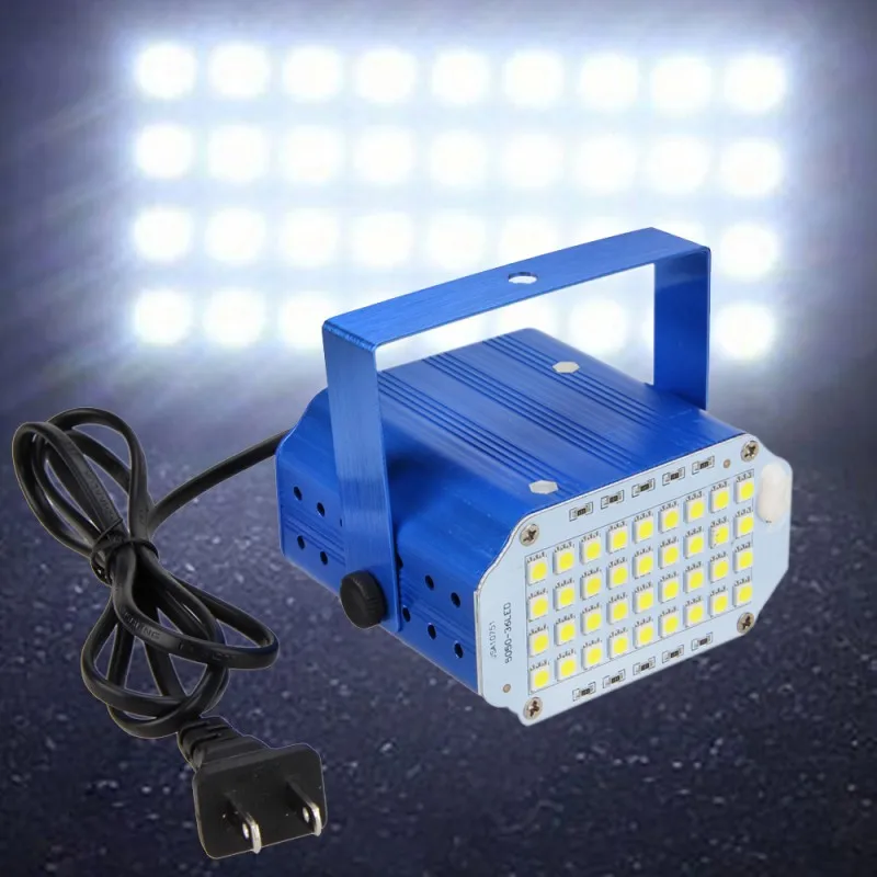 

100-240V 20W LED White Color Light Strobe Light for Mini Stage Light DJ Strobe Flash Club Party Disco Bar KTV