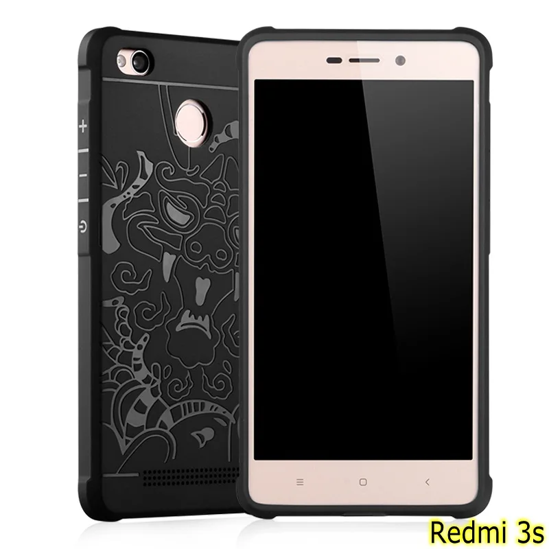 

Business Blade Pure Chinese dragon Shield Protector case cover for Xiaomi Redmi 3s Redmi3s Hongmi 3s Redrice 3s with pen
