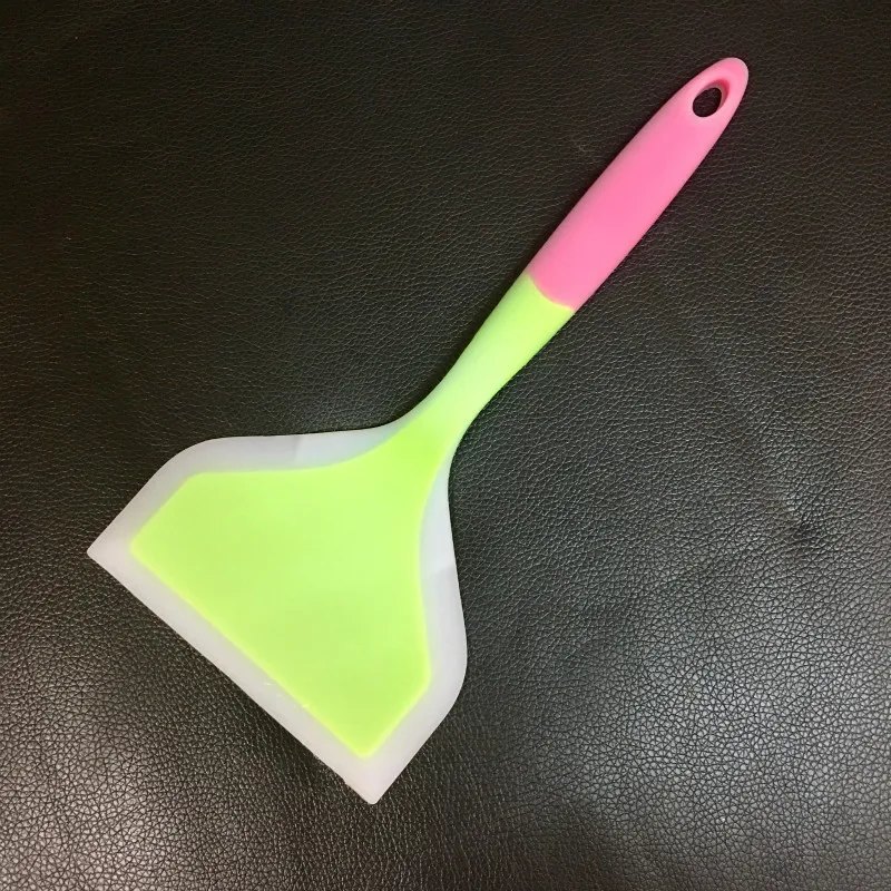  1pcs Silicone Spatulas Beef Meat Egg Kitchen Scraper Wide Pizza Shovel Non-stick Turners Food Lifte