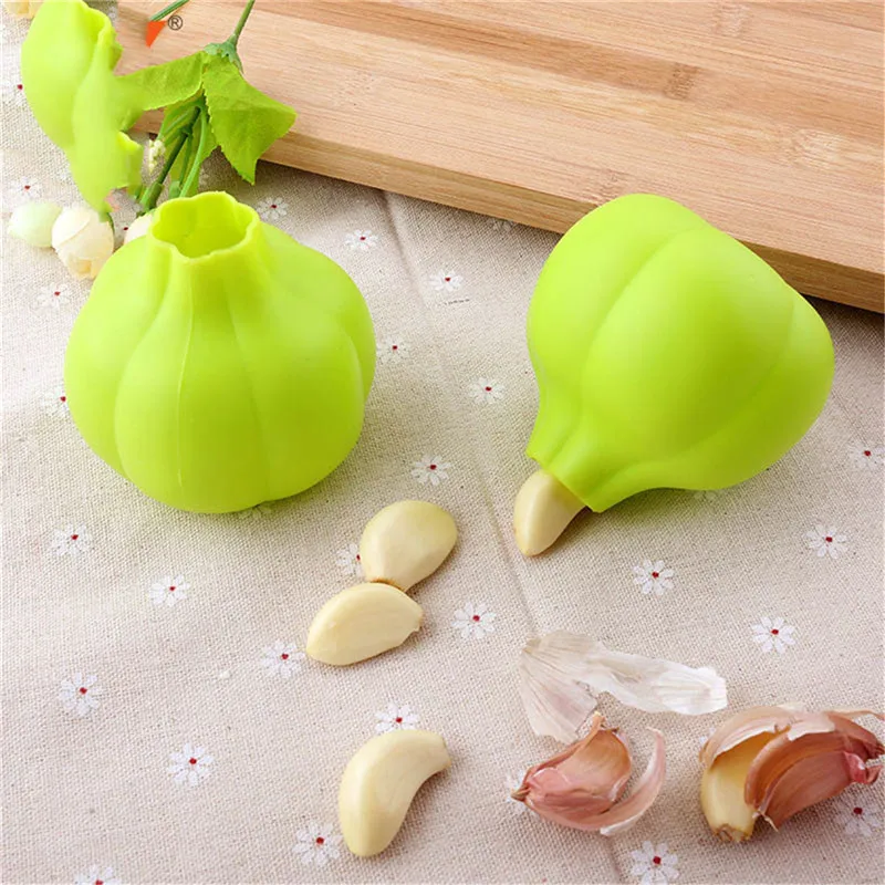 

Magic Silicone Garlic Peeler Easy Rubber Garlic Press Crusher Stripper Practical Vegetable Stripping Zester Kitchen Tools