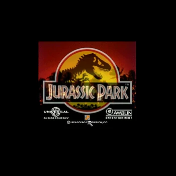 

Jurassic Park 16 bit Big Gray Game Card For USA NTSC Game Player