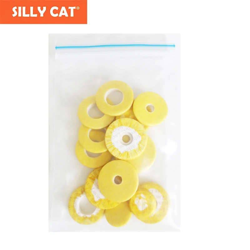 

1 set (16pcs) 16 Open hole Flute Pads Casings Leather Pads for 16 Open hole Flute sound hole pad button Pads Flute accessories