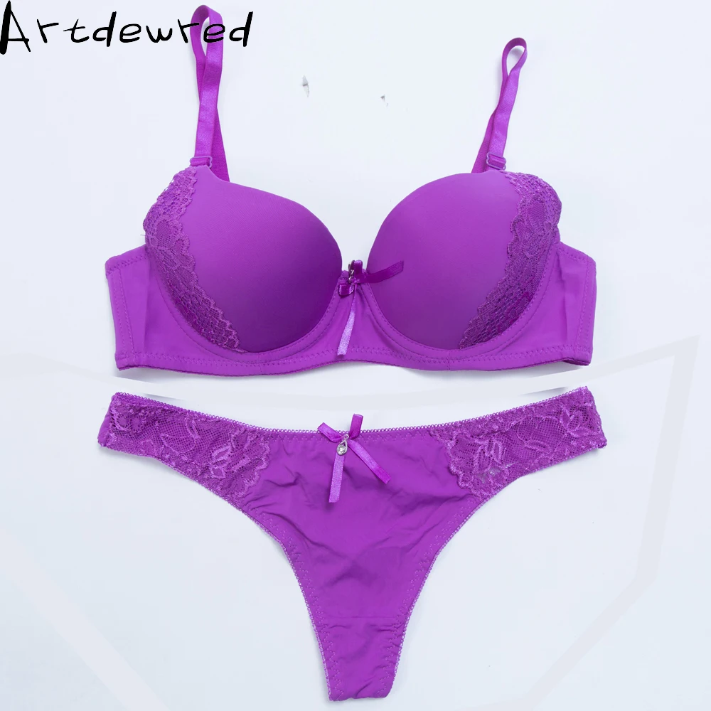 Artdewred Элитный бренд Интимная Набор Трусики для женщин бюстгальтера сексуальный