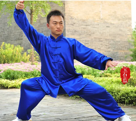 Одежда Tai Chi микро-эластичная ткань мужское и женское кунг-фу костюм боевого