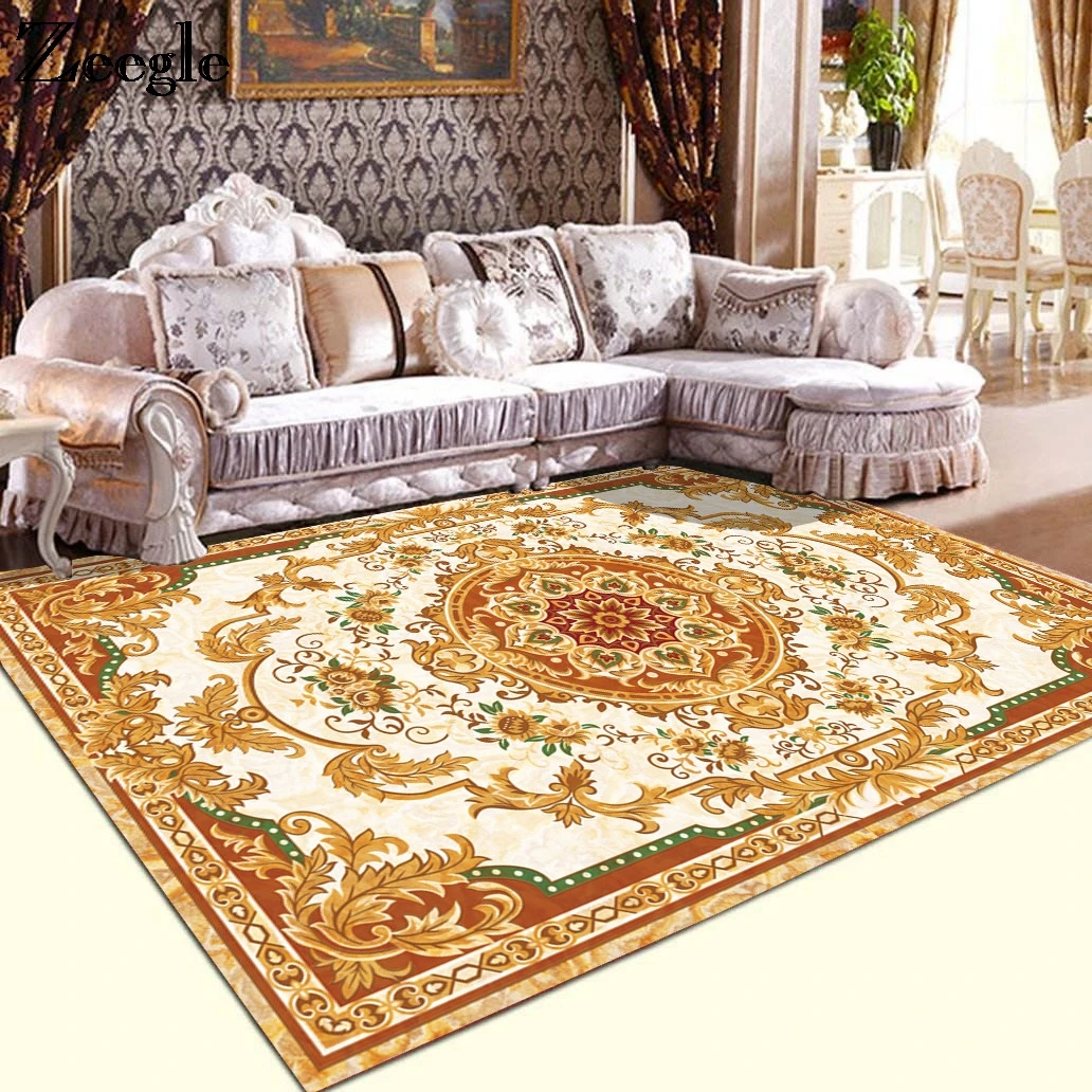 Zeegle Nodric Style Carpets For Living Room Anti slip Bedroom Carpets Bedside Rugs Office Chair Floor