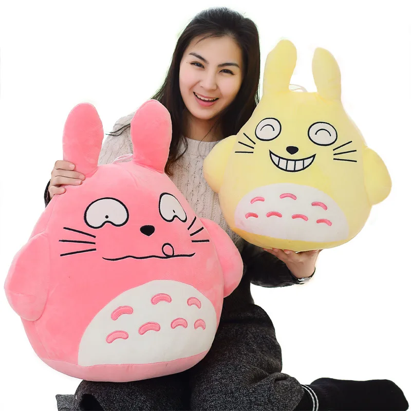 

25CM New One Piece Soft PP Cotton Stuffed Creative Gong Qi Jun Cute Animation Totoros Doll Plush Toys Birthday Gifts 3 Colors