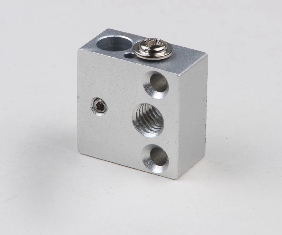 

CR10 Heater Block All-Metal Radiator For V6 CREALITY CR-10 J-head for 3D printer Bowden Extruder hotend 20*20*10MM