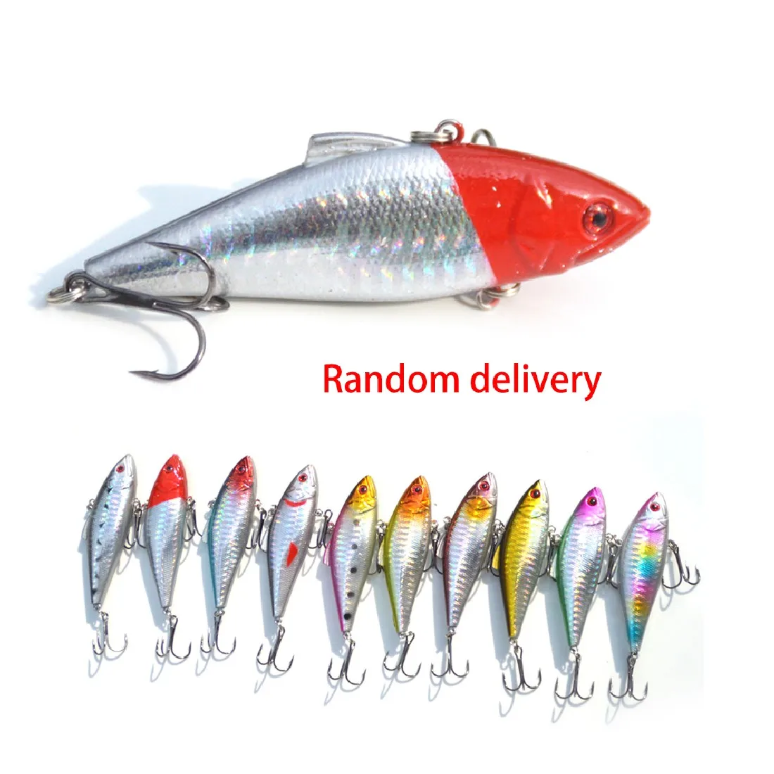 Random Color Sports Entertainment Hooks Decoy 1Pc Fishing Hard Lures