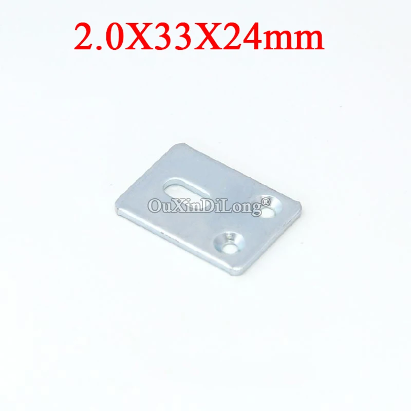 100PCS Metal Flat Corner Braces Furniture Connecting Fittings Frame Board Shelf Support Brackets Repair Parts Hardware | Обустройство