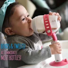 Porte biberon pour bébé, porte biberon à mains libres, porte biberon, porte biberon, pour auto alimentation, pour boire de l'eau, pour soins infirmiers, avec Clip