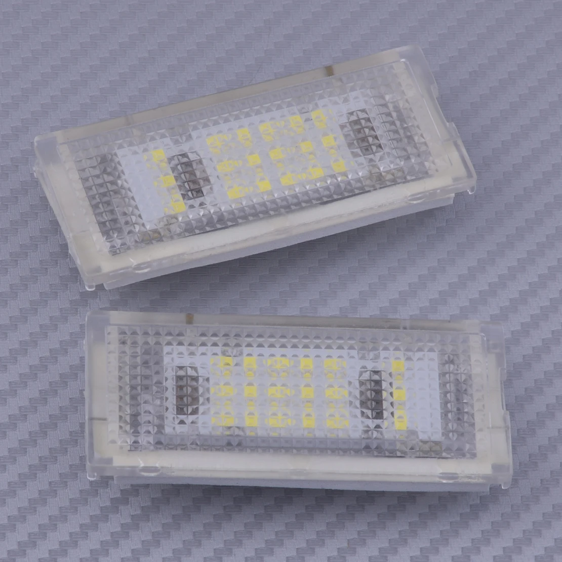 

CITALL 1 Pair 9-30V 3W Error Free 18 LED Number License Plate Light Lamp Fit For BMW MINI COOPER R50 R52 R53 Car Accessories