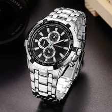 New Watches Men Top Brand Analog Military Male Stainless Steel Band Quartz Wrist Watch Waterproof Clock CURREN Relogio Masculino New Watches Men Top Brand Analog Military Male Stainless Steel Band Quartz Wrist Watch Waterproof Clock CURREN Relogio Masculino