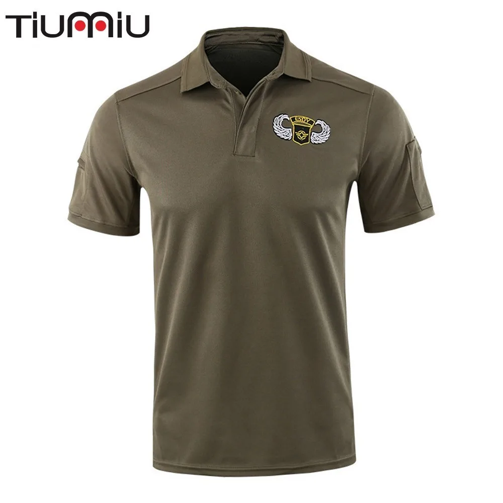

Military Executive Officer Solid Color Instructor Outdoors Golf Motion Short Sleeve Tactical Army Militar Ww2 Multicam Softair
