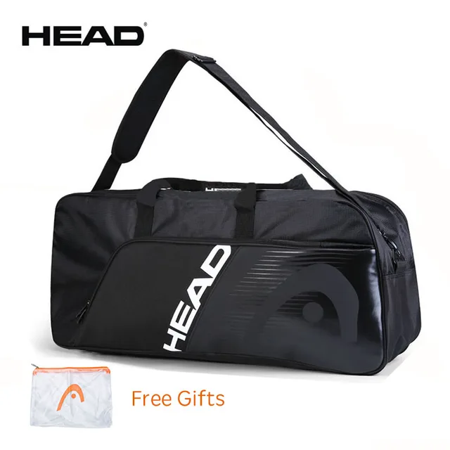 tennis racket and bag