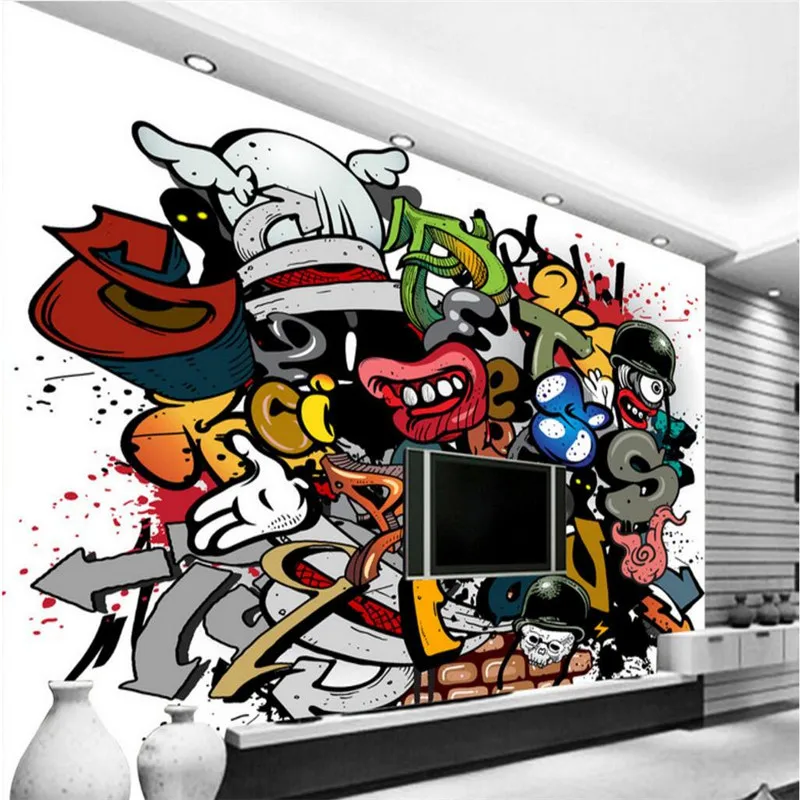 Beibehang Custom Wall Paper Living Room Background Graffiti Hip Hop Style Color Art Wall Covering Home Decor Mural Wallpaper Mural Wallpaper Style Wallpaperwall Paper Living Room Aliexpress Beibehang Custom Wall Paper Living Room Background Graffiti Hip Hop Style Color Art Wall Covering Home Decor Mural Wallpaper Mural Wallpaper Style Wallpaperwall Paper Living Room Aliexpress