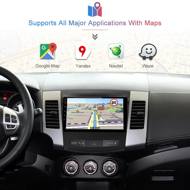 Junsun 2 Din Мультимедиа Видео плеер Android 8 1 gps навигация радио для Mitsubishi Outlander xl 2005 2011 no