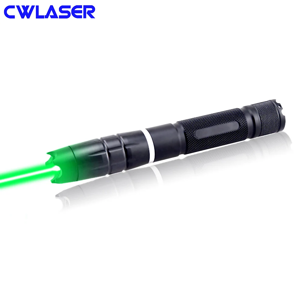 

Powerful 5-in-1 520nm Focusable Green Laser Pointer (CW-880) Green Burning Laser (Black)