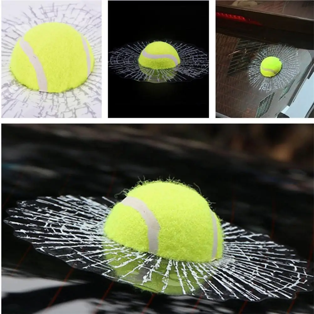 Наклейка на кузов и окна автомобиля 3D стикер автомобиля s Авто Стайлинг мяч хиты самоклеющиеся Бейсбол Теннис Баскетбол Футбол забавная наклейка