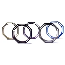 20 мм восьмиугольный титановый брелок безопасности и выживания Z0315