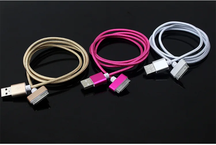 SUPTEC 2.4A USB кабель для быстрой зарядки для iPhone 4 s 4S 3GS iPad 2 3 iPod Nano touch 30 Pin зарядное устройство кабель для передачи данных 2