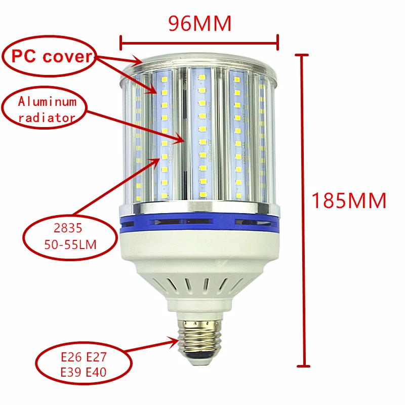 100W, 150W, E27, E39, E40, High Bay Light, Street Light