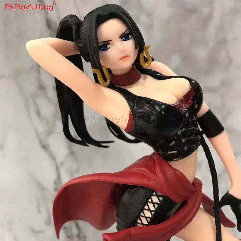 

25CM One Piece Boa Hancock figure PVC collectible doll Toys cowboy dressing Sexy figure HB79