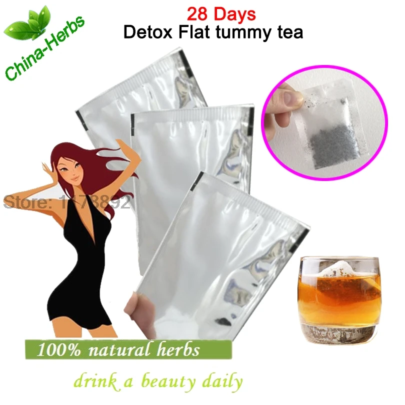28 teabags herbal slimming detox tea FDA approved to diet tea fast lost weight burning calorie anti constipation slimming patch