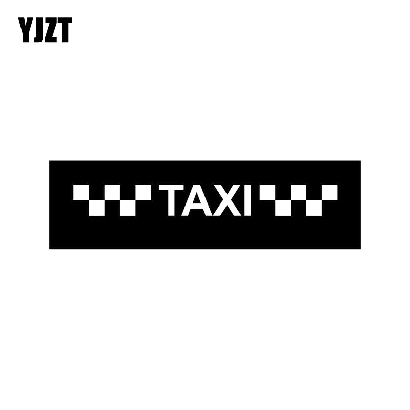 YJZT 14 1*4 см такси модные забавные виниловые наклейки для автомобиля