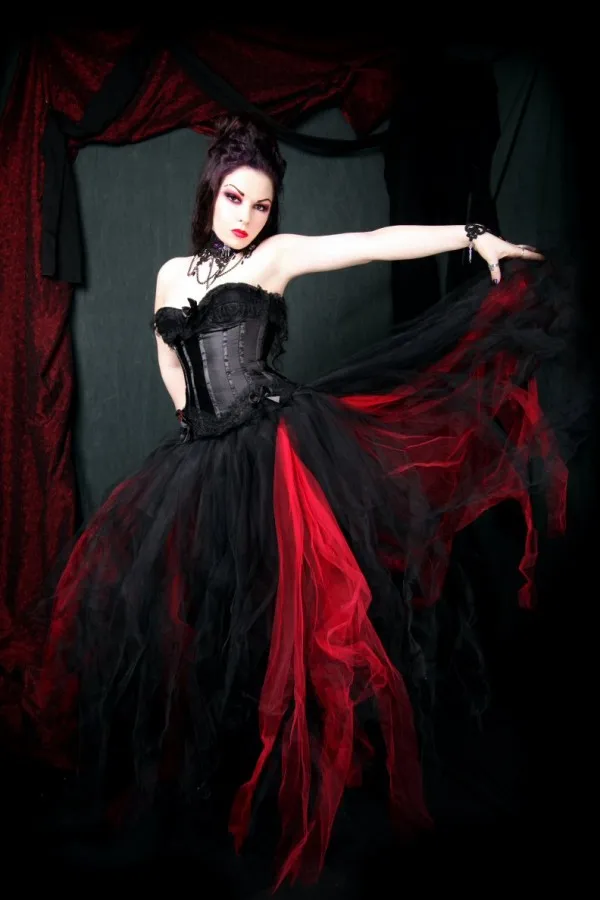 Red and black gothic dresses 2017 Red and black gothic dresses 2017