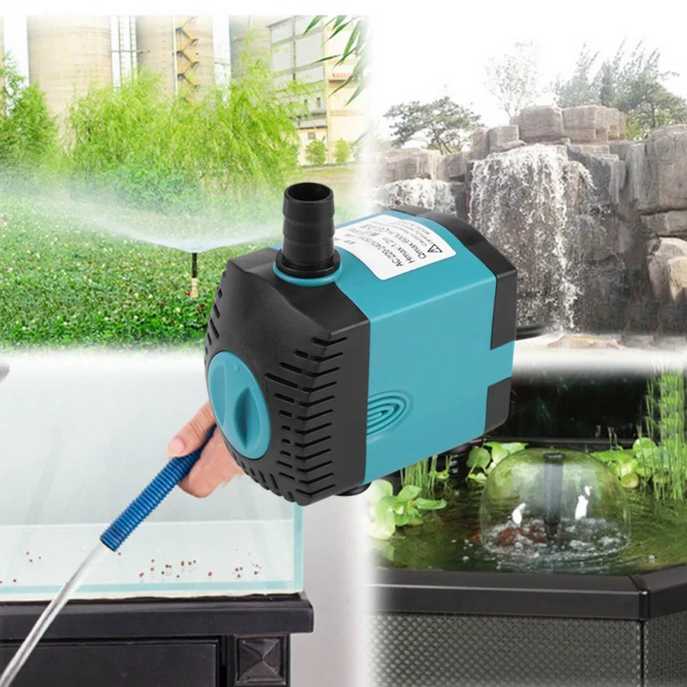 

Electric Ultra-quiet Water Pump Energy-saving Submersible Pump Fish Tank Adjustable Water Flow Aquarium Pond Fountain Water Pump
