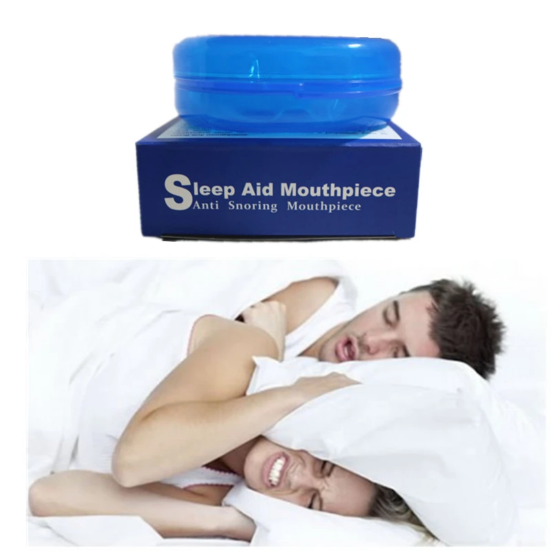 2 boxes/lot Top Quality Sleep Apnea Stop Snore Mouthpiece Anti Snoring