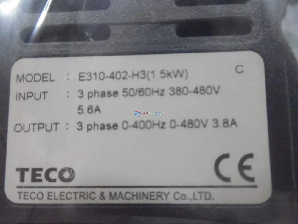 Новый TECO Inverter VFD E310 Series 402 H3 2HP 1500W 3 phase 380 ~ 480V 50/60Hz|3 phase|inverter vfdvfd inverter |