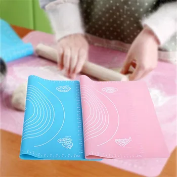 

Kitchen Tools DIY Silicone Dough Mat Pastry Boards For Cutting Dough Making Dough Dessert Biscuit Cookie Pads Baking Accessories