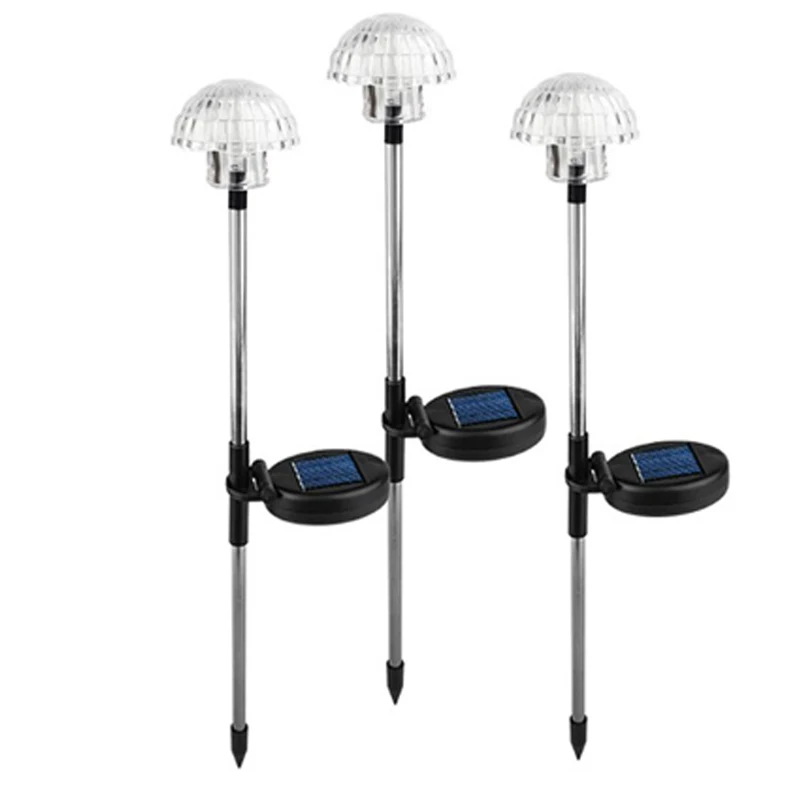 Solar ao ar Livre à Prova Led para Jardim Cor-mudando Jardim Dwaterproof Água Cogumelo - Lírio Solar Decoração Caminho Gramado Lâmpada Led Luz 6 Lâmpadas solares