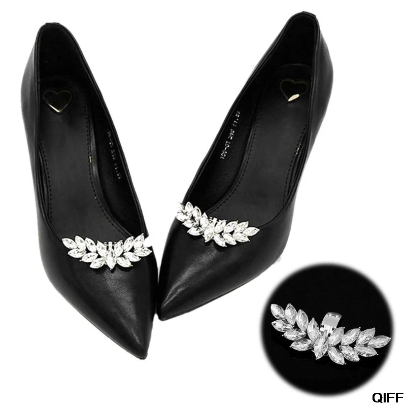 

Shoe Clip Rhinestone Wings DIY Charms Women Wedding High Heels Fashion Buckle Accessories Clothes Decoration