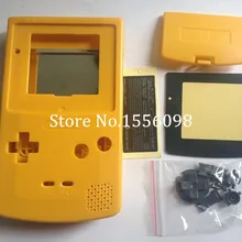 8 шт./партия Ретро Корпус чехол Полный комплект чехол для nintendo Запчасти для Gameboy консоль GBC чехол с резиновыми подушечками